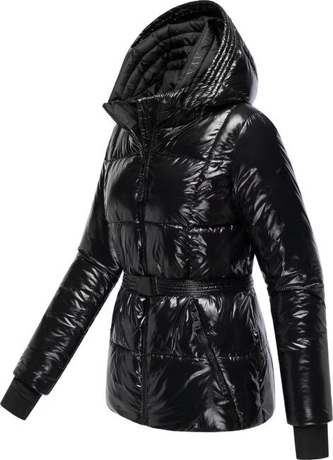 Navahoo Women's Winter Jacket with Hood EISGLANZ, Black