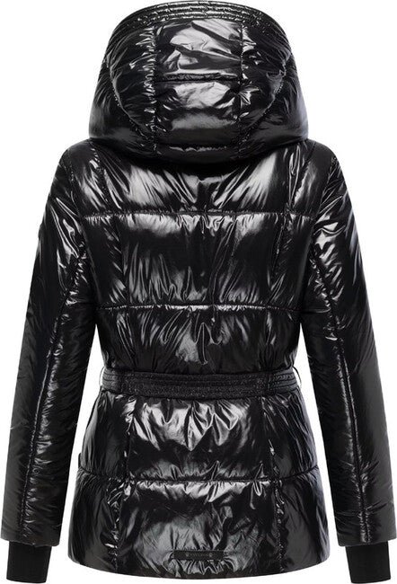 Navahoo Women's Winter Jacket with Hood EISGLANZ, Black