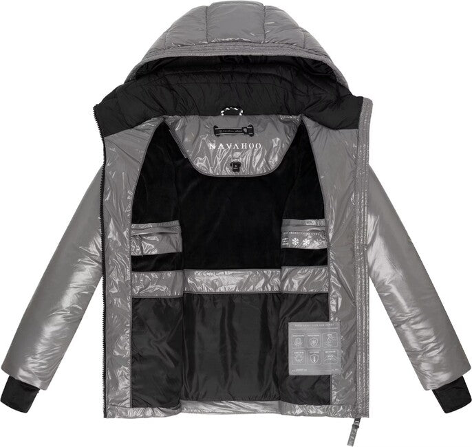 Navahoo Women's Winter Jacket EISGLANZ, Grey
