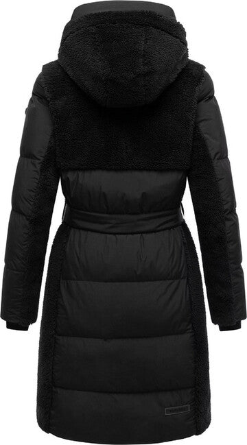 Navahoo Women's Winter Jacket Funkelteddy14, Black