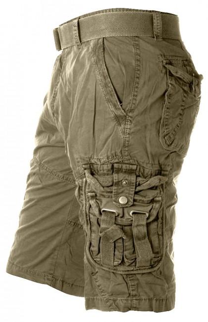 Mil-Tec Vintage Shorts Prewash, Olive