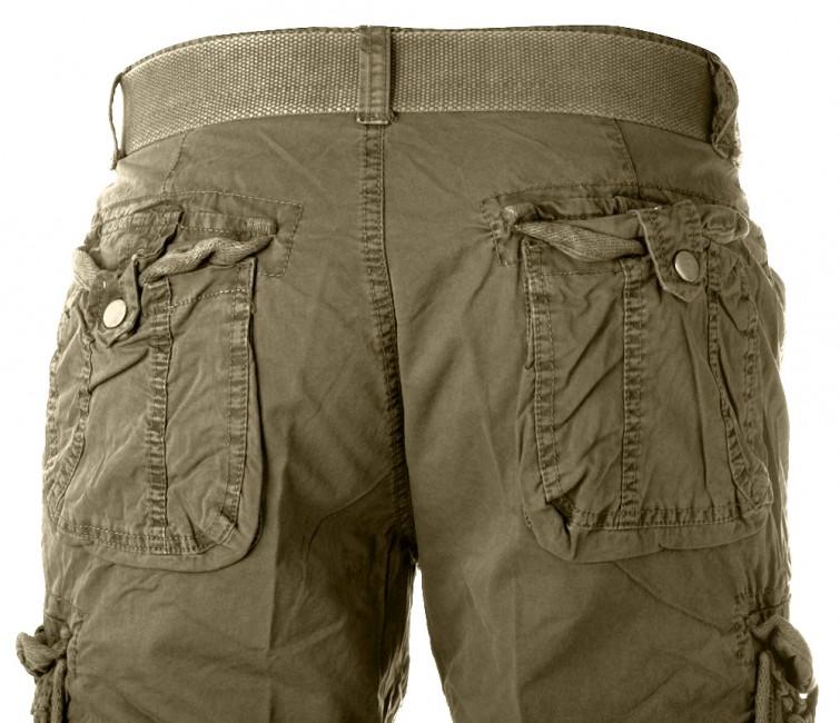 Mil-Tec Vintage Shorts Prewash, Olive