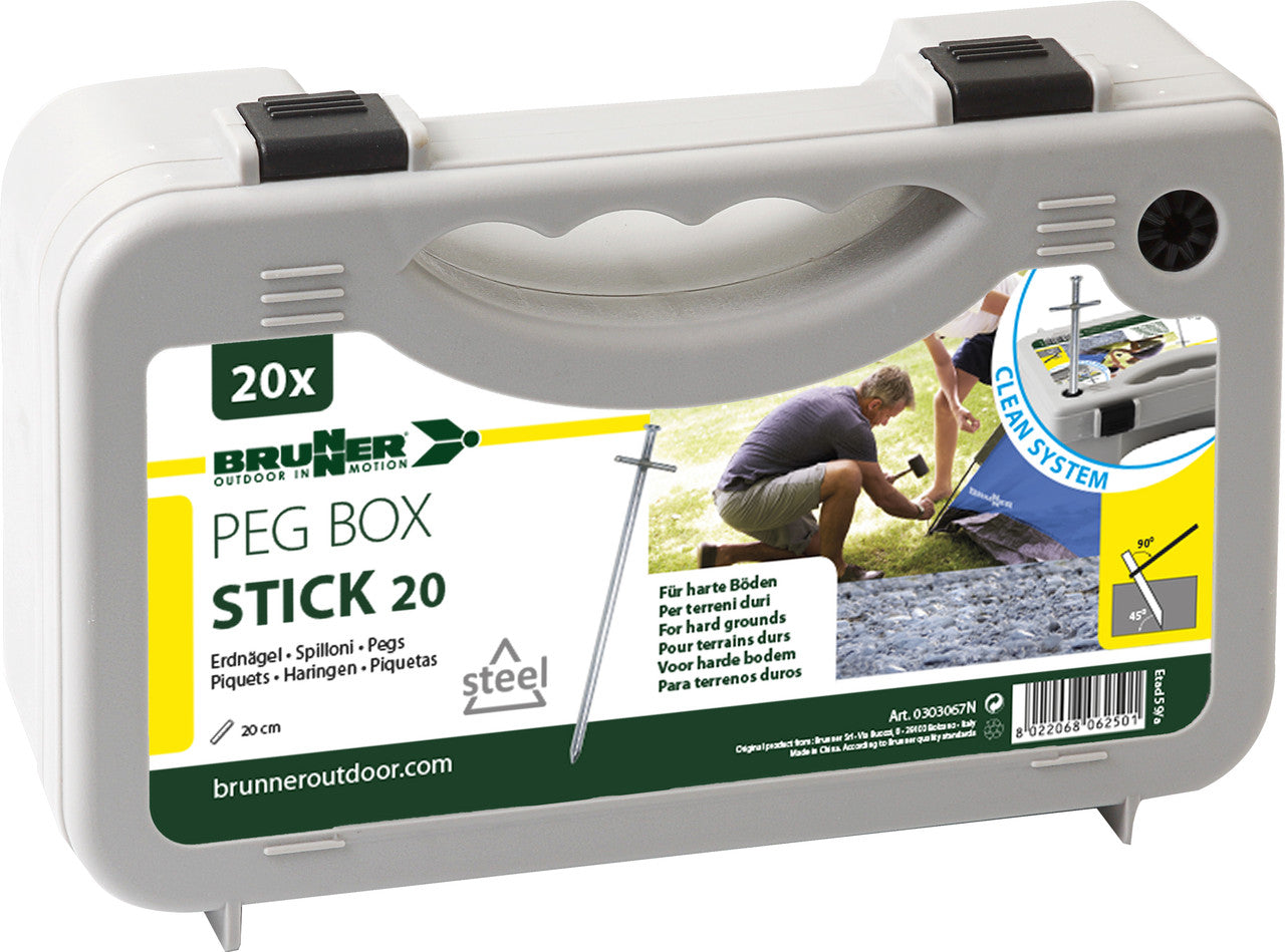 Brunner Tent Pegs Peg Box Stick 20