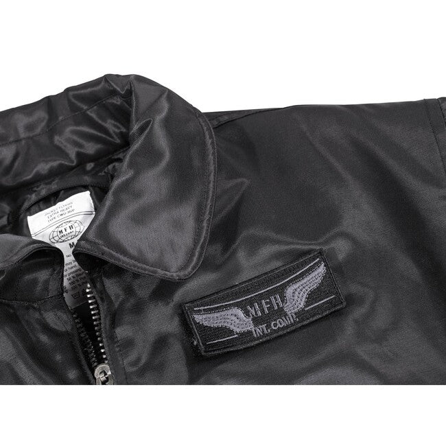 MFH CWU American Flight Jacket, Black