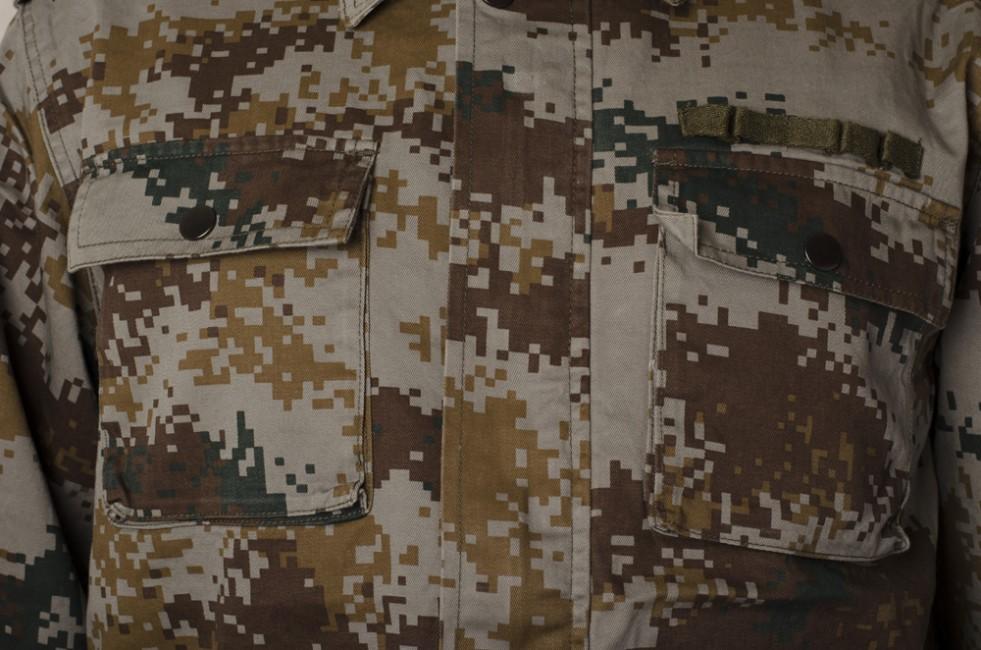 Loshan Eccent Digital Field Shirt, Dark Red