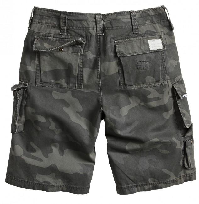 Surplus Trooper Shorts, Black Camo