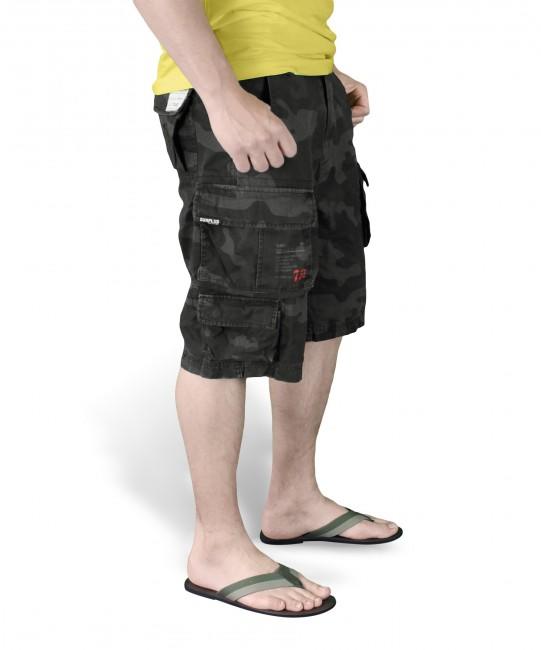 Surplus Trooper Shorts, Black Camo