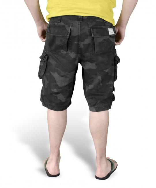 Surplus Trooper Shorts, Black Camo
