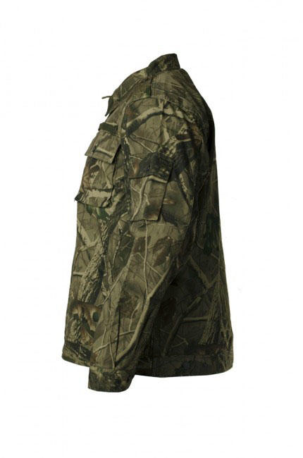 Loshan Field Shirt Leafy Real Tree Dark