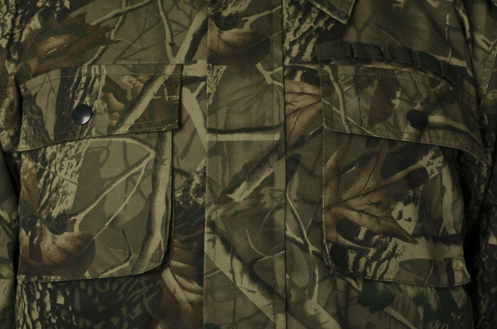 Loshan Field Shirt Leafy Real Tree Dark