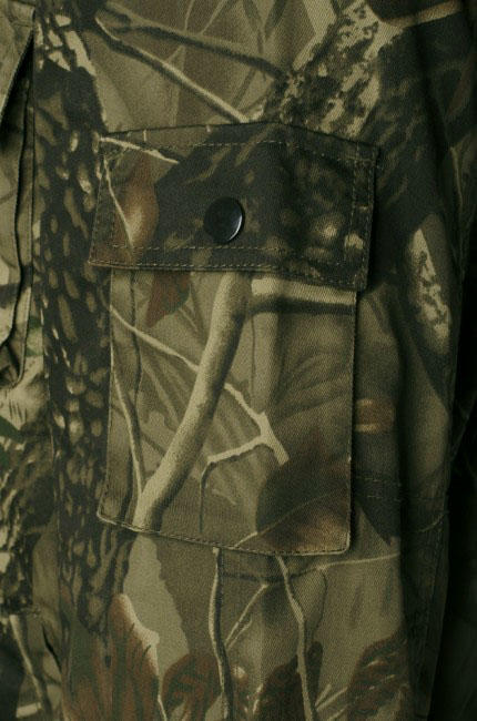 Loshan Field Shirt Leafy Real Tree Dark