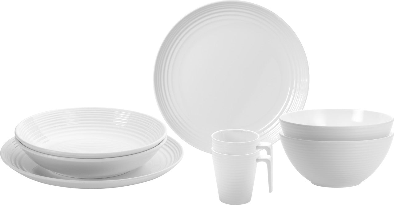 Brunner Spherica Kitchenware Set 8-Piece, White