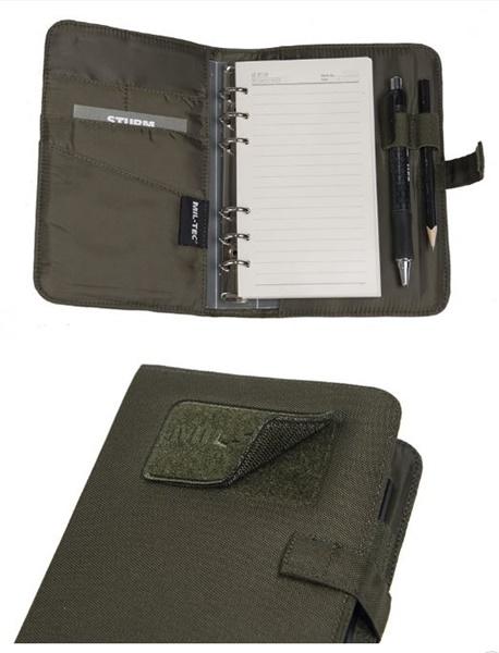 Mil-Tec Small Tactical Notebook, Olive