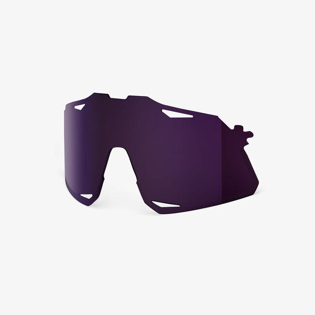 100% Hypercraft Polycarbonate Replacement Lenses, Dark Purple