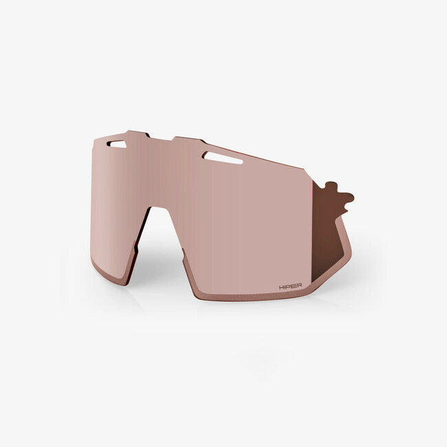 100% Hypercraft SQ Polycarbonate Replacement Lenses, HiPER Crimson Silver Mirror