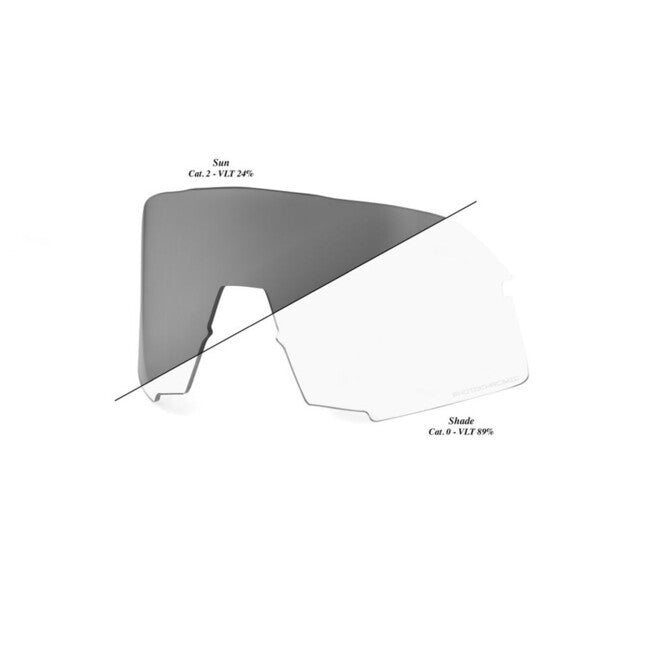 100% Replacement Lens S3, Photochromic Clear/Smoke