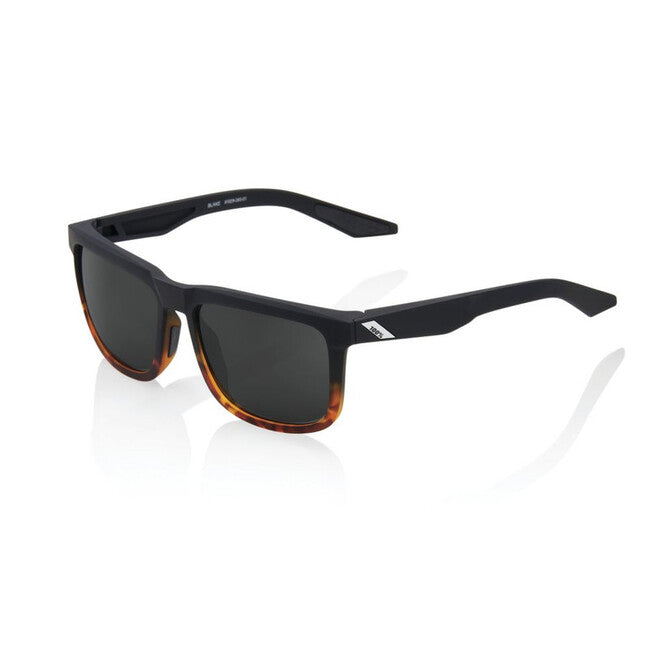 100% Blake Sunglasses, Soft Tact Fade Black / Havana