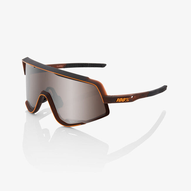 100% Glendale Sunglasses, Matte Translucent Brown Fade