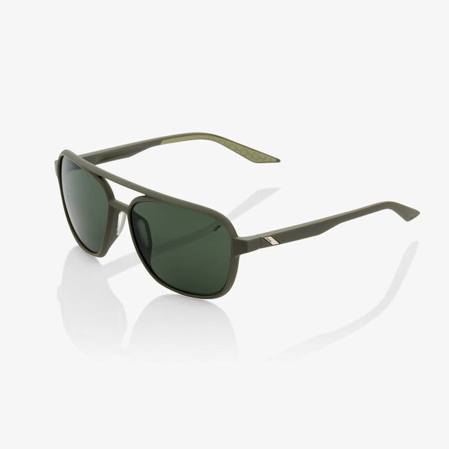 100% Kasia Sunglasses, Soft Tact Army Green