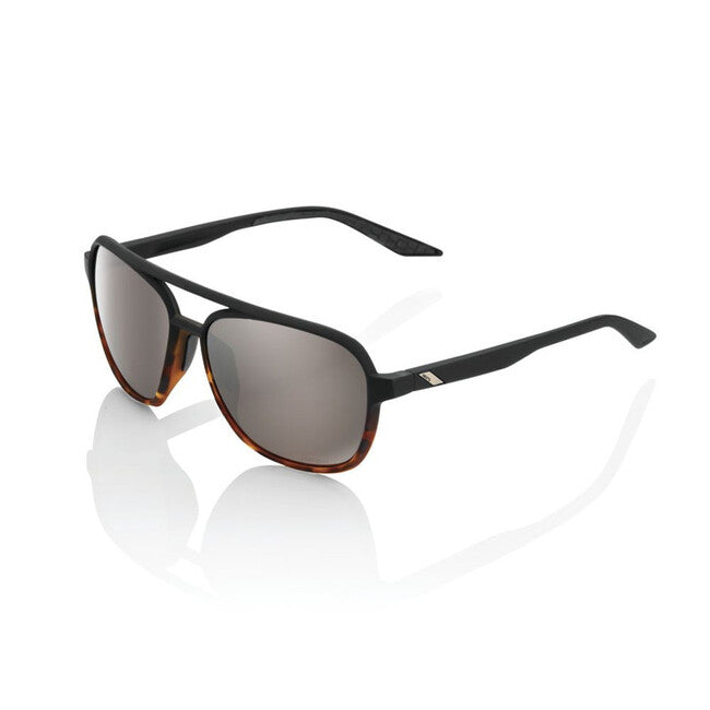 100% Konnor Sunglasses, Matte Translucent Brown Fade