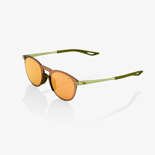 100% Legere Round Sunglasses, Matte Metallic Viperidae