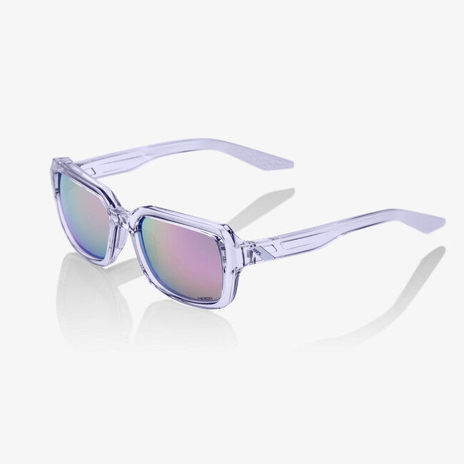 100% Sunglasses Rideley, Polished Translucent Lavender