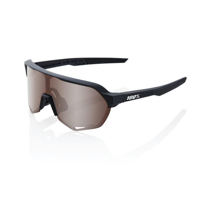 100% Sunglasses S2, Soft Tact Black