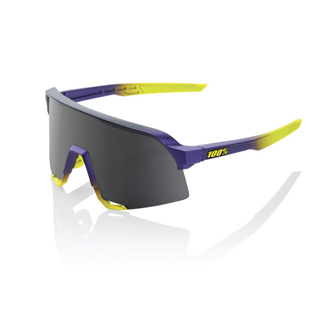 100% Sunglasses S3, Matte Metallic Digital Brights