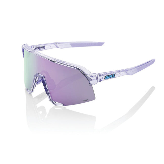 100% Sunglasses S3, Polished Translucent Lavender