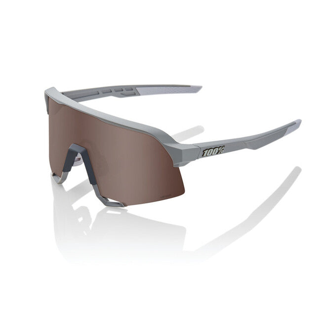 100% Sunglasses S3, Soft Tact Stone Grey