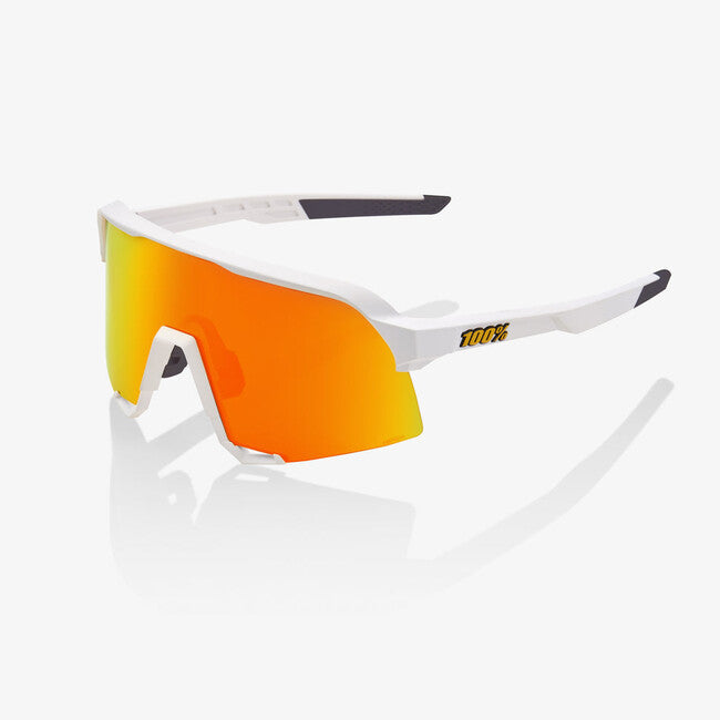 100% Sunglasses S3, Soft Tact White