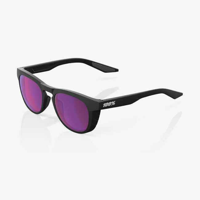 100% Slent Sunglasses, Matte Black