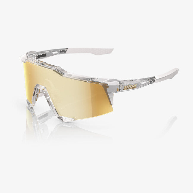 100% Speedcraft Sunglasses, Money Mike 24 LE - HiPER Gold Mirror