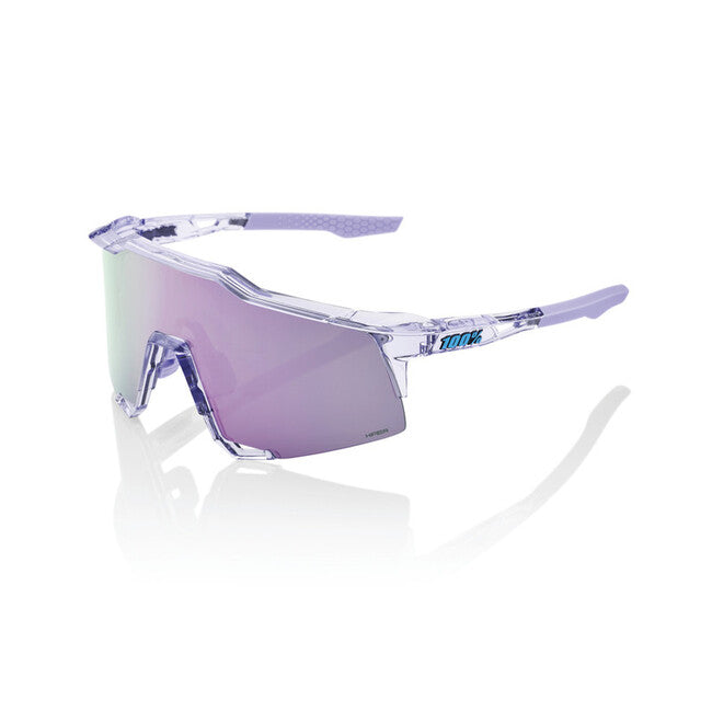 100% Speedcraft Sunglasses, Polished Translucent Lavender