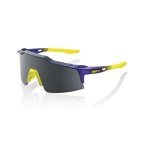 100% Speedcraft SL Sunglasses, Matte Metallic Digital Brights