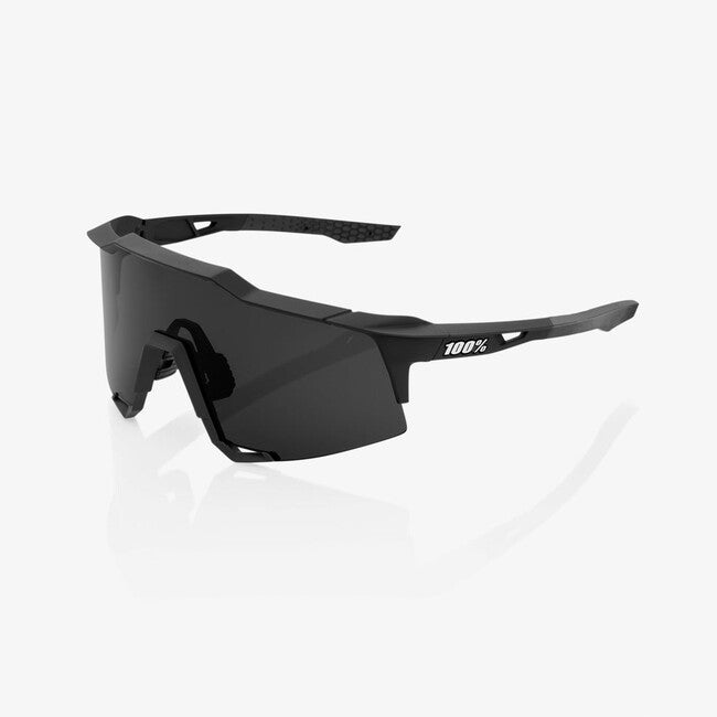 100% Speedcraft Sunglasses, Soft Tact Black