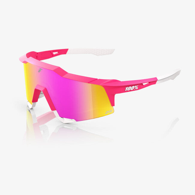 100% Speedcraft Sunglasses, Tatis 24 LE - HiPER Vital Pink Mirror