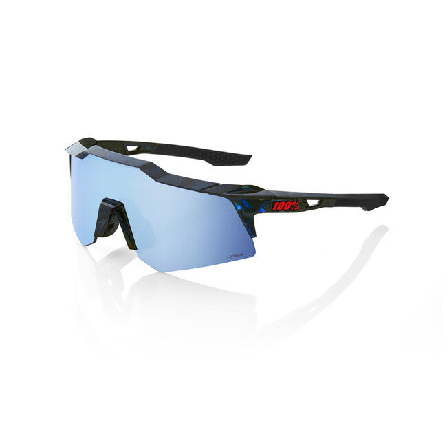 100% Speedcraft XS Sunglasses, Black Holographic