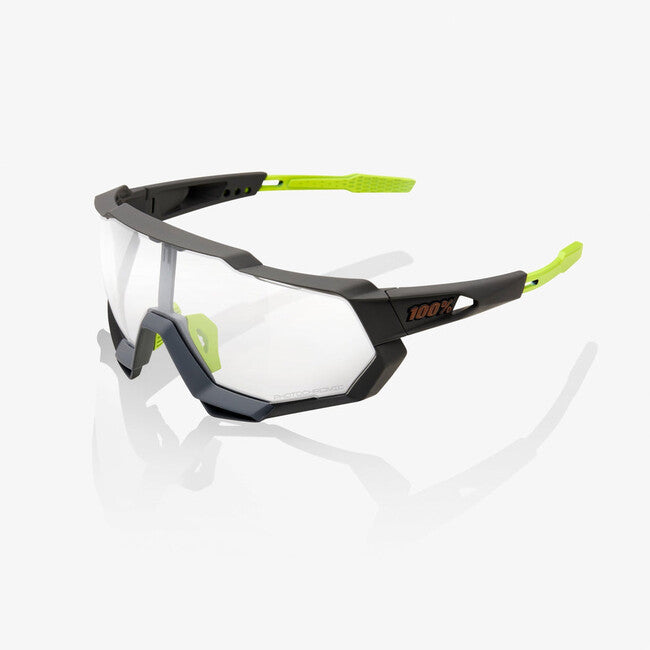 100% Speedtrap Sunglasses, Soft Tact Cool Grey