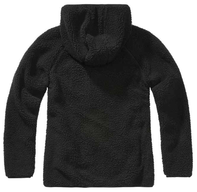 Brandit Teddy Fleece Jacket, Black