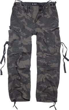 Brandit M65 Vintage Trousers, Dark Camo