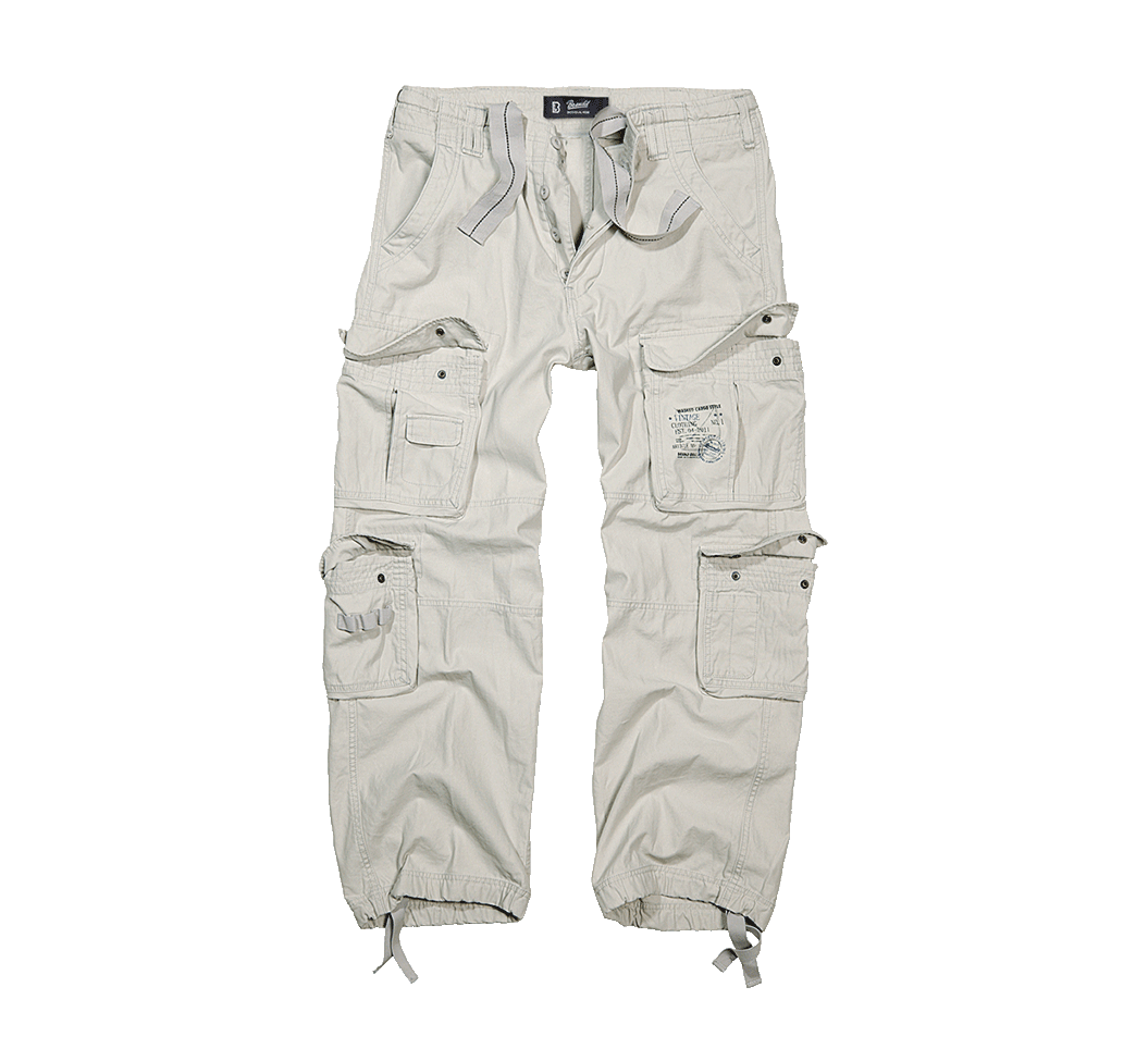 Brandit Pure Vintage nohavice, biela