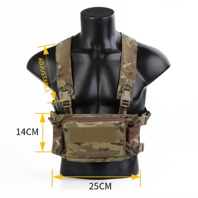 Emerson Gear Micro Chest Rig D3CR, Ranger Green 500D