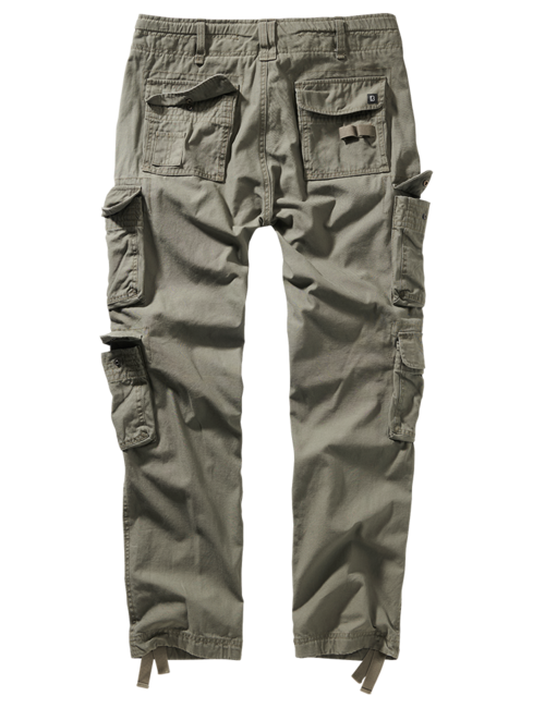 Brandit Pure Slim Fit Trousers, Olive