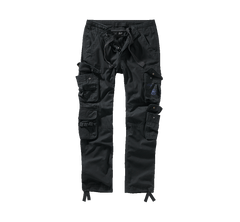 Brandit Pure Slim Fit Trousers, Black