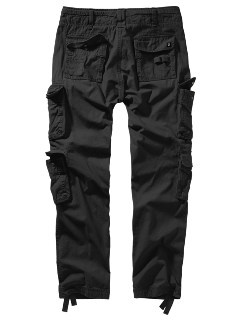 Brandit Pure Slim Fit Trousers, Black