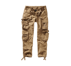 Brandit Pure Slim Fit Trousers, Beige