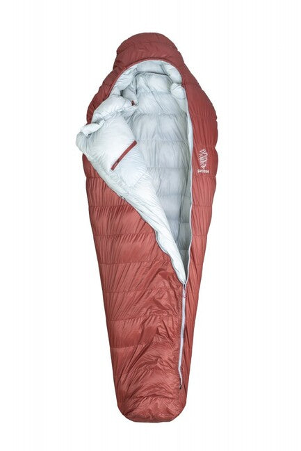 Patizon Ultralight Sleeping Bag Dpro 290 L Left, Dark red/silver