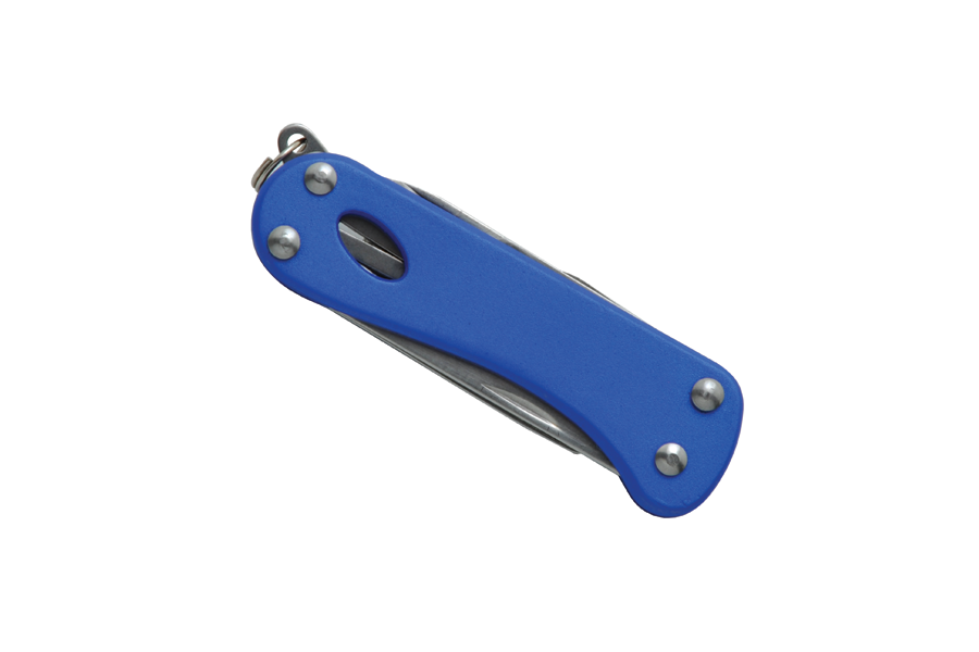 Baladeo ECO167 Barrow Multifunctional Knife, 5 Functions, Blue