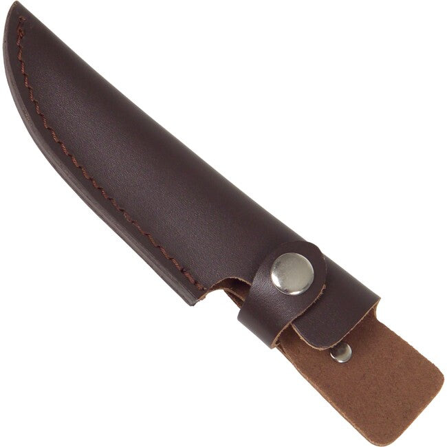 Haller Fixed Blade Knife Jagd 110 mm, Root Wood, Leather Sheath